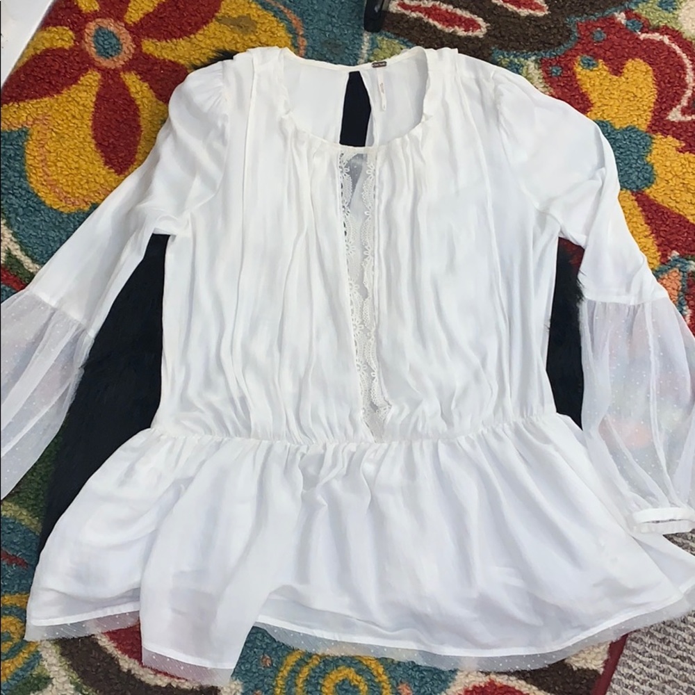 FreePeople lace and White Kong's leave shirt - Picture 6 of 6